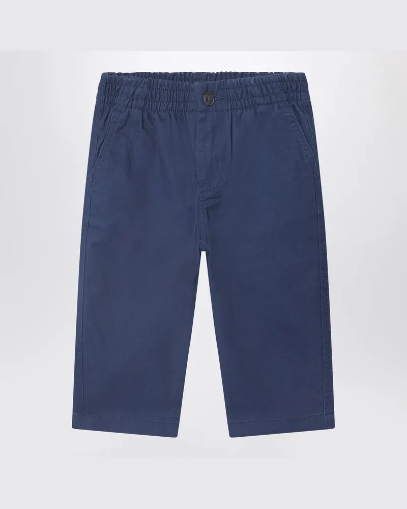 Ralph Lauren Marineblaue Hose aus Baumwolle Blau