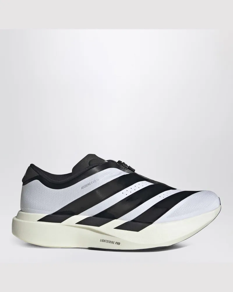 adidas adidas Adizero Evo SL Zip Sneaker in Schwarz und Weiß Multicolor
