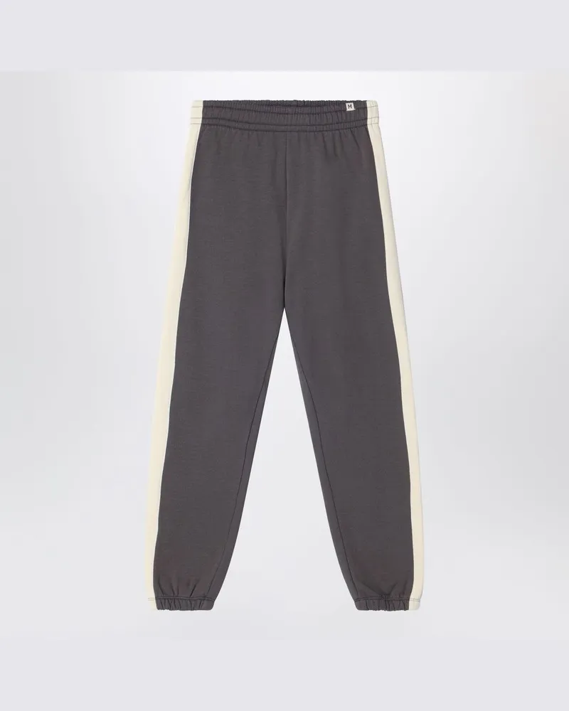 Mini Rodini Graue Jogginghose aus Bio-Baumwolle Grün