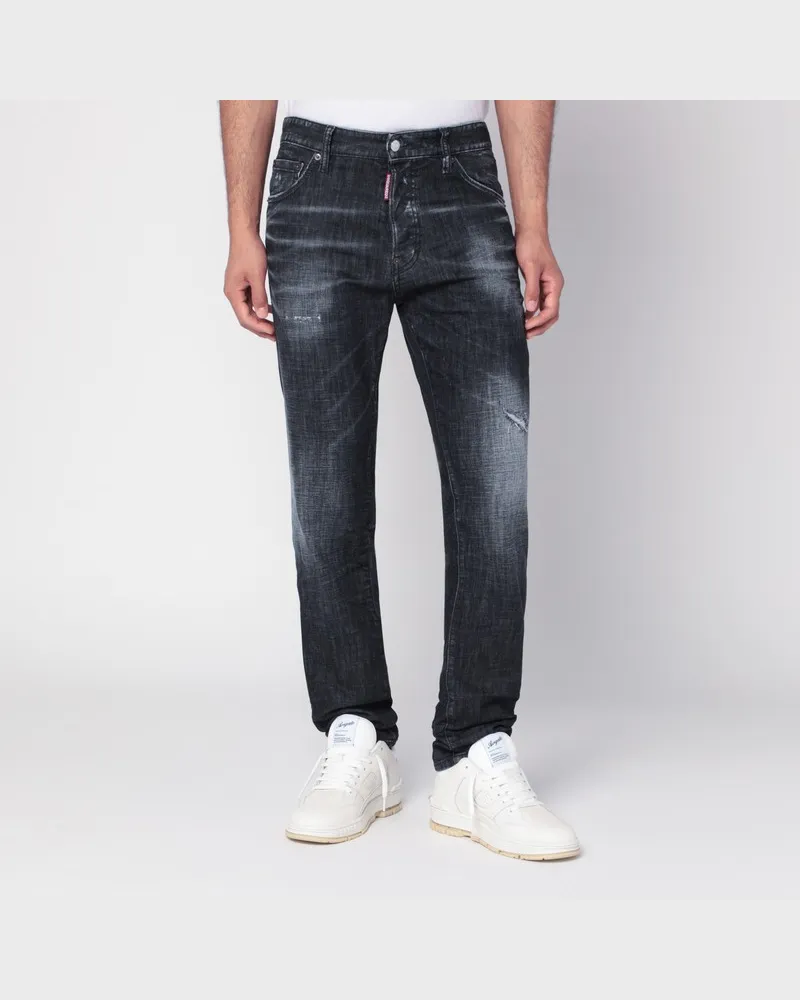 Dsquared2 Schwarze Easy Wash 642 Jeans Schwarz