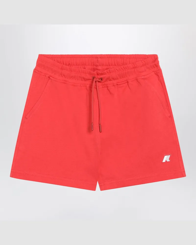 K-Way Red Vikette cotton jersey shorts Red