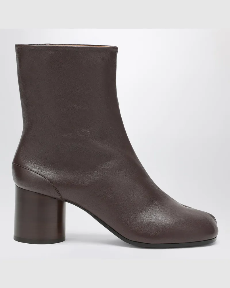 Maison Margiela Mocha brown Tabi ankle boots Brown