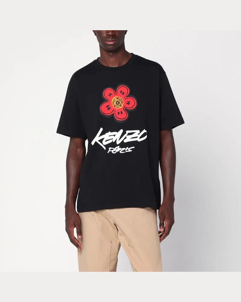 Kenzo T-Shirt  x Futura 2000 schwarz Schwarz