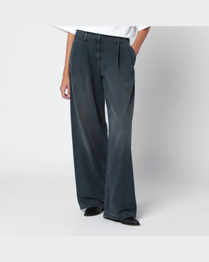 Golden Goose Blaue Baumwollhose Blue