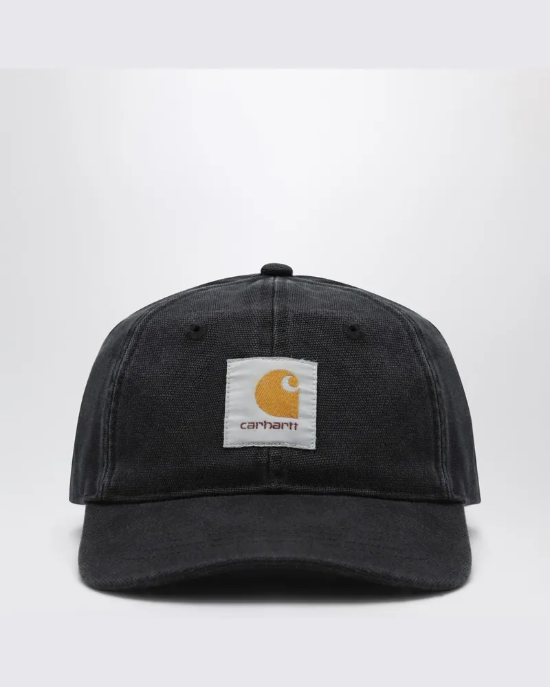 Carhartt WIP Canvas Cap Black/Stone washed Schwarz