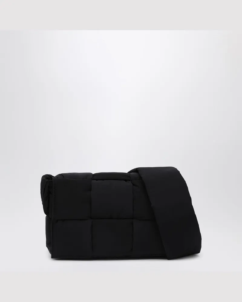 Bottega Veneta Schwarze Umhängetasche Cassette Schwarz