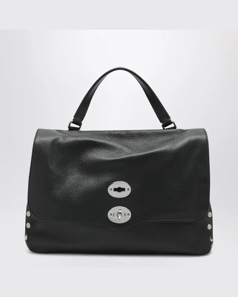 Zanellato Postina Tasche mittel schwarz Schwarz