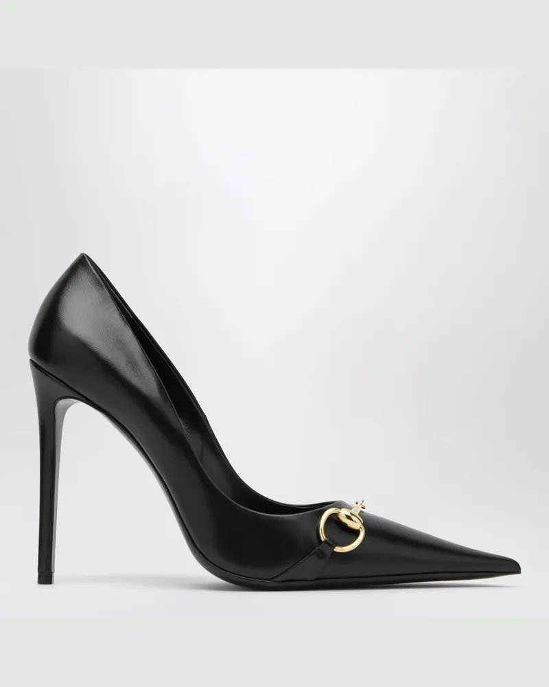 Gucci Pumps Donna in Schwarz aus Nappaleder Black