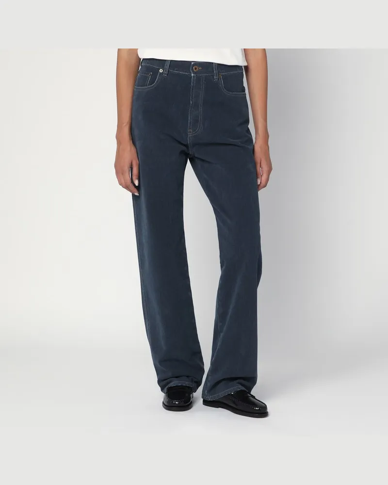 Miu Miu Blaue Jeanshose Mehrfarbig