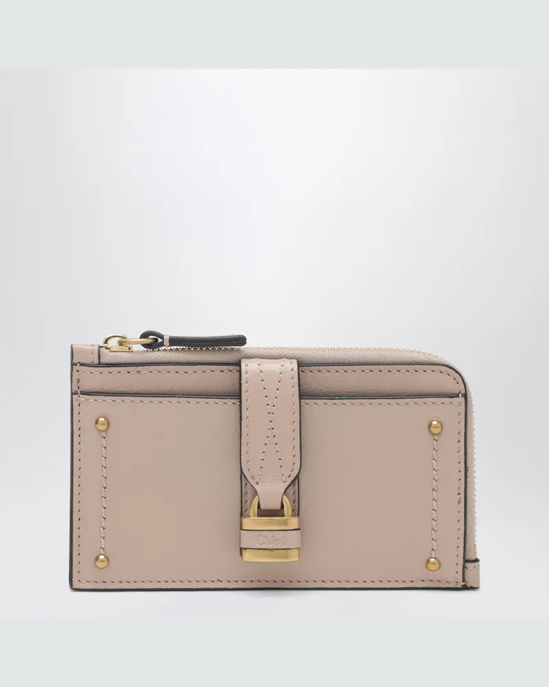 Chloé Kleines Paddington Münzetui mit Kartenfächern in Rosa Pink