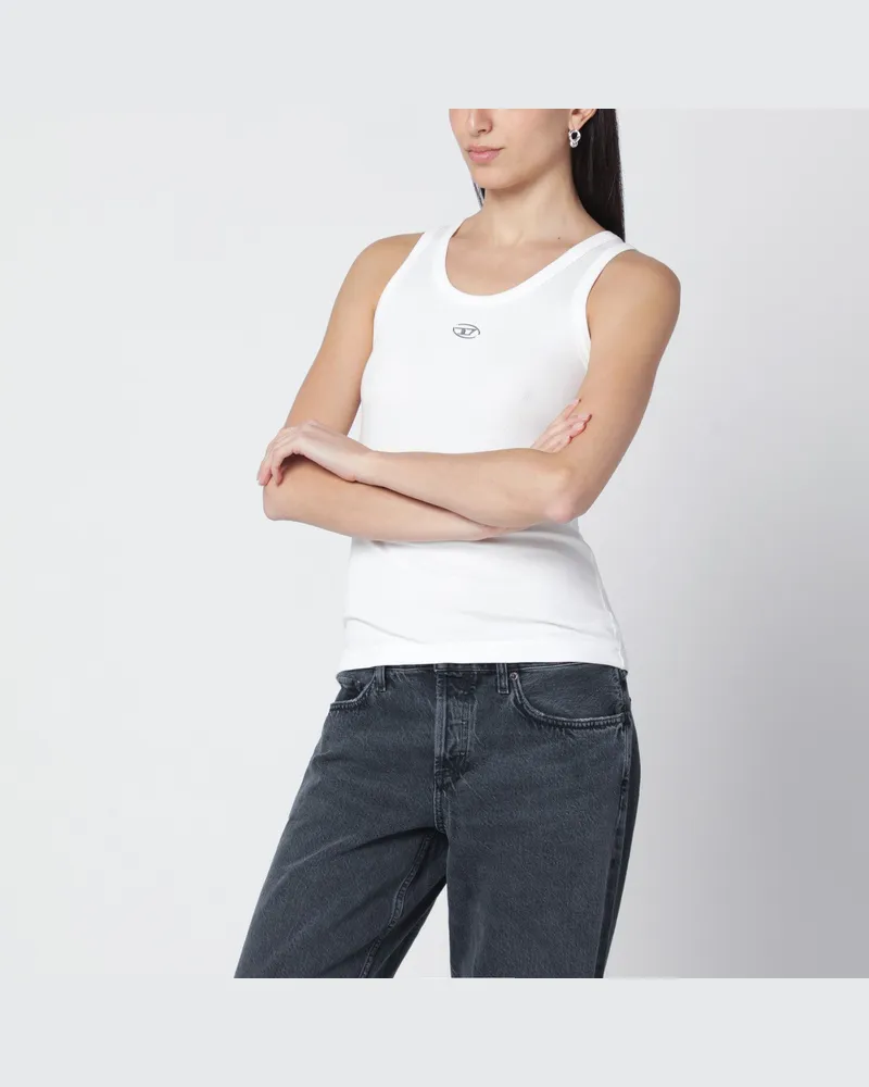 Diesel Weißes T-Anki-Od Tanktop White