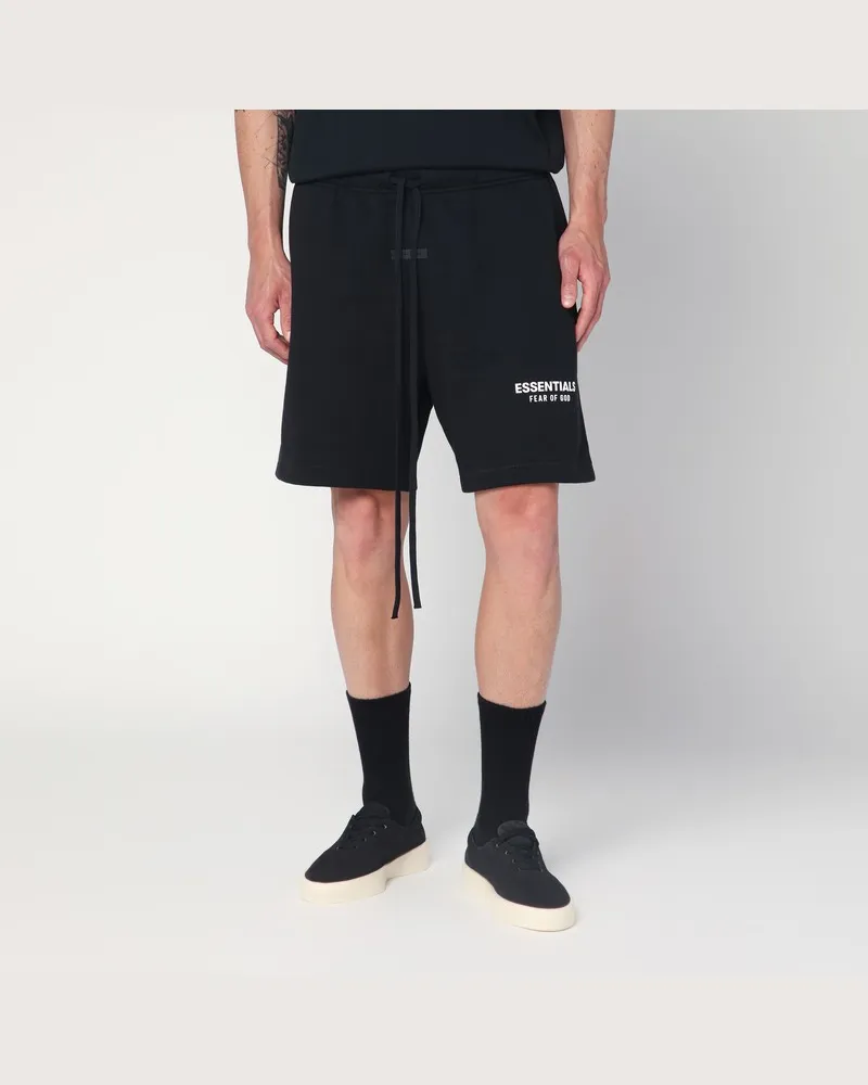 Fear of God Schwarze Shorts mit Logo Schwarz