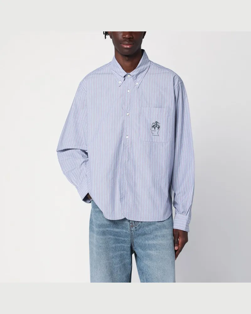 Brain Dead Gestreiftes Hemd Brooks Brothers X Blau