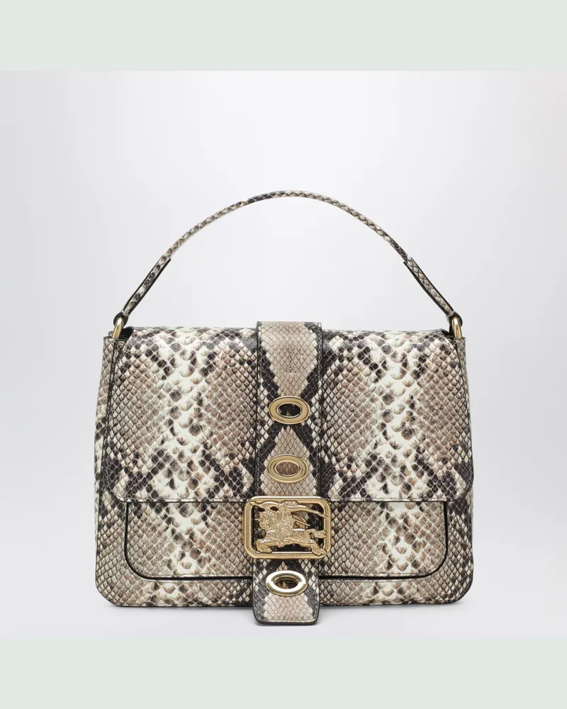 Burberry Kleine Handtasche Rider aus Kalbsleder, braun Brown