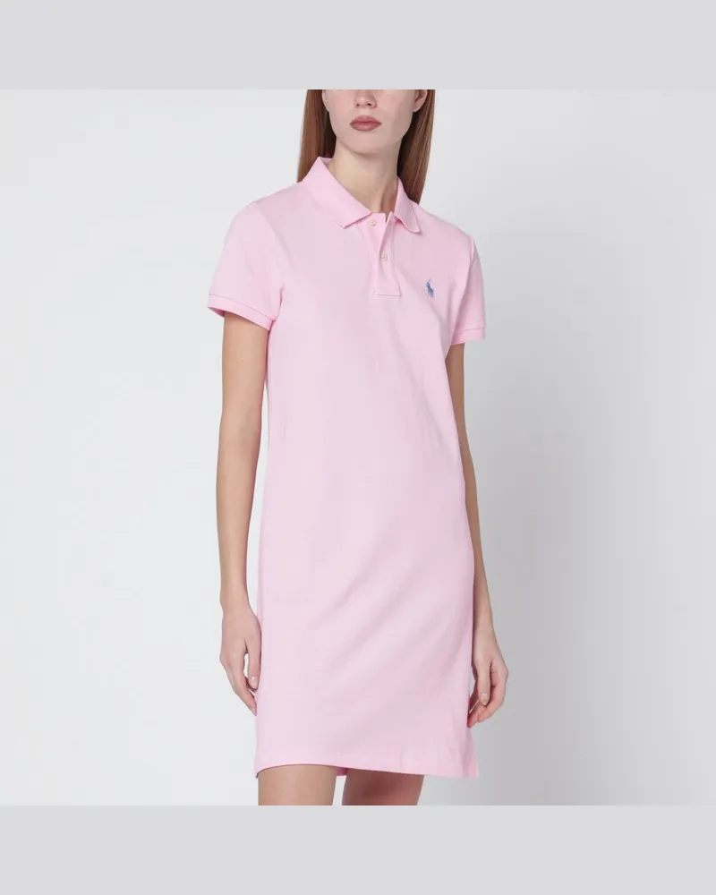 Ralph Lauren Kurzes rosa Polokleid Rosa