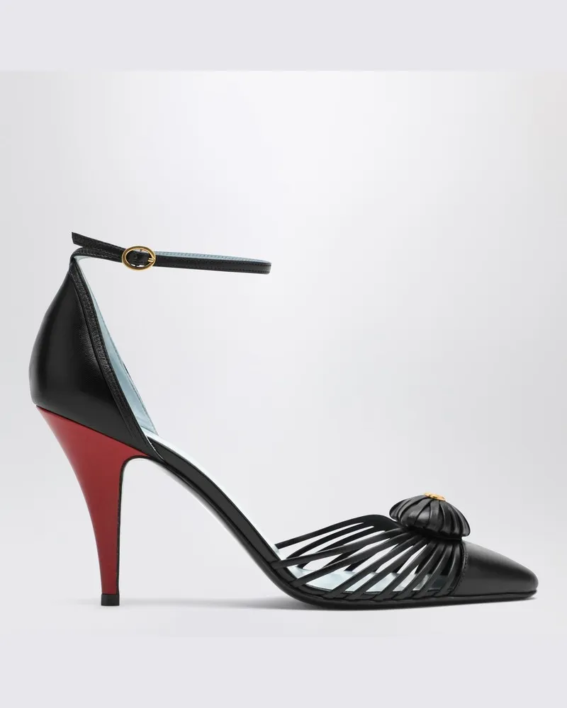 Valentino Garavani Décolleté VG Sandale Royal schwarz Schwarz