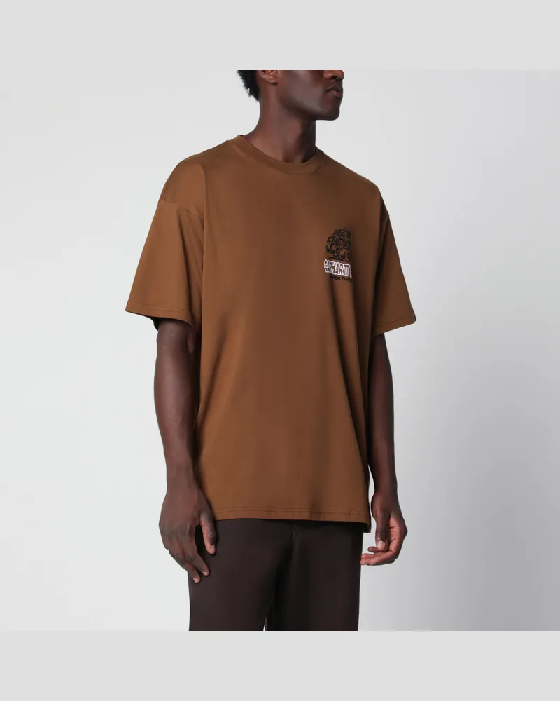Carhartt WIP T-Shirt Hot Rat aus Baumwolle in Braun Brown