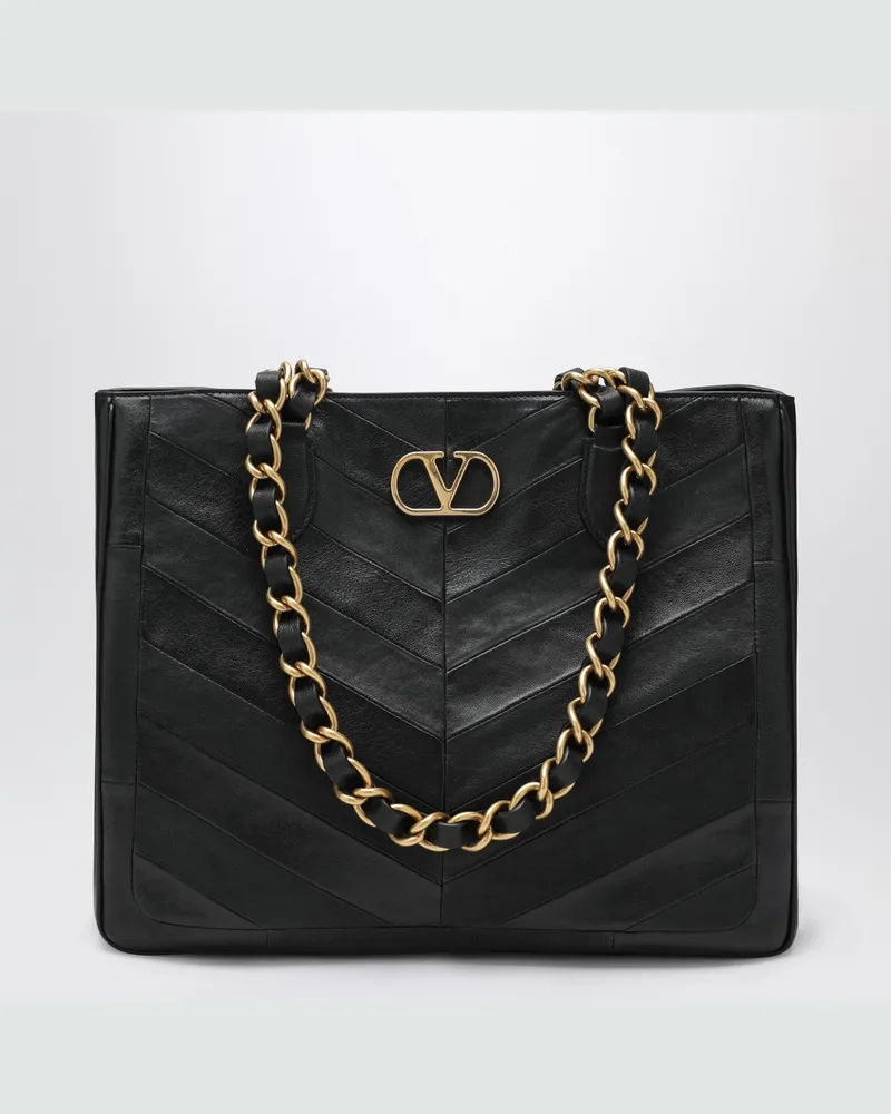 Valentino Garavani Laseine Shopping-Tasche schwarz Black
