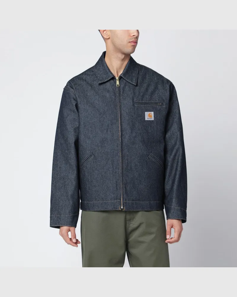 Carhartt WIP OG Detroit Jacket Blue Rigid Blau