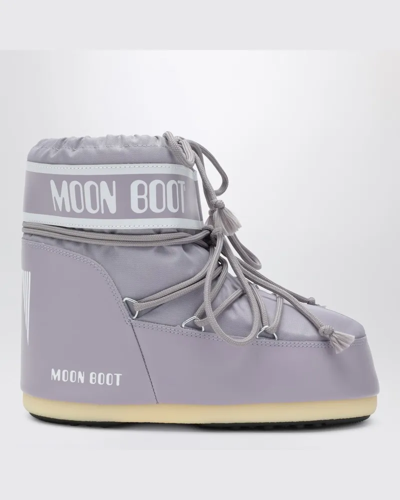 Moon Boot Icon Low lilafarbene Nylon-Stiefel Violett