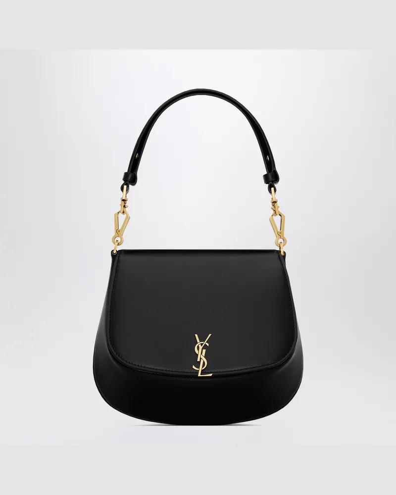 Saint Laurent Voltaire Handtasche aus schwarzem Leder Black
