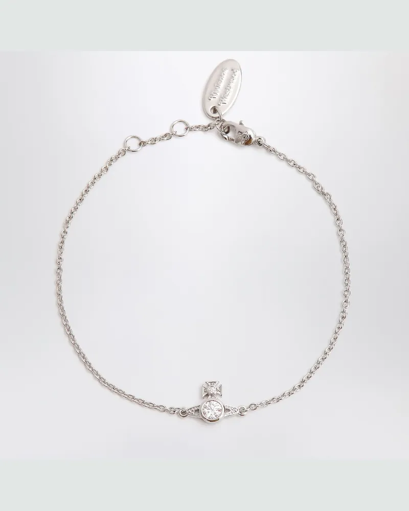 Vivienne Westwood Armband mit Orb-Logo und Kristall Metal