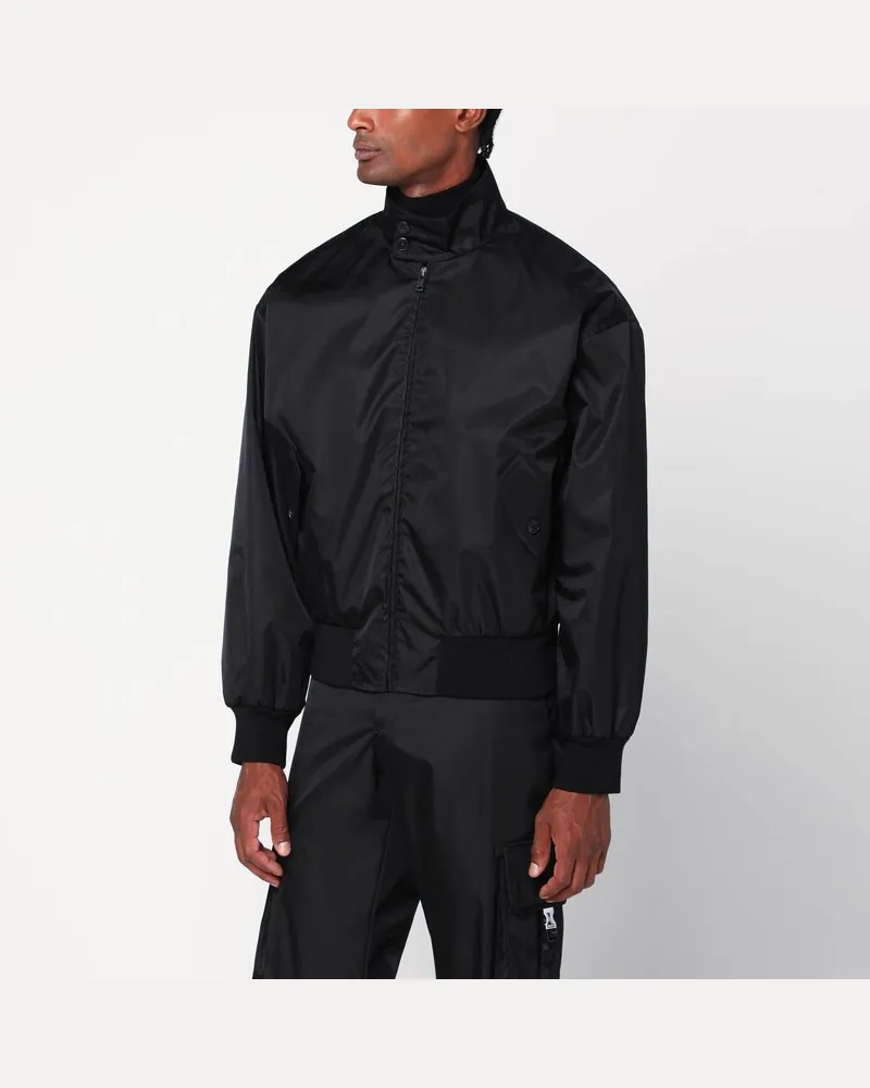 Prada Jacke schwarz aus Re-Nylon Schwarz
