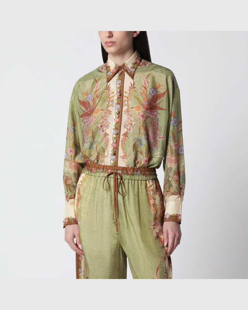 Zimmermann Indra Hemd mit floralem Print Multicolor