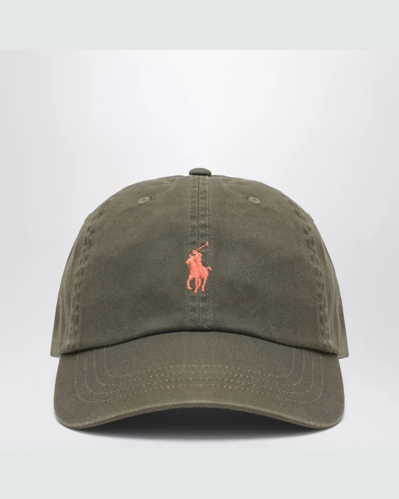Ralph Lauren Olivgrüne Baseballkappe mit Logo Green