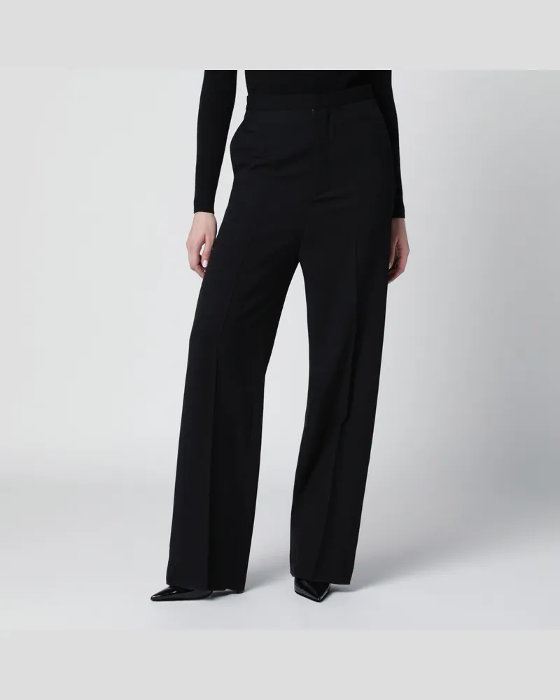 Balenciaga Schwarze Wollhose Black