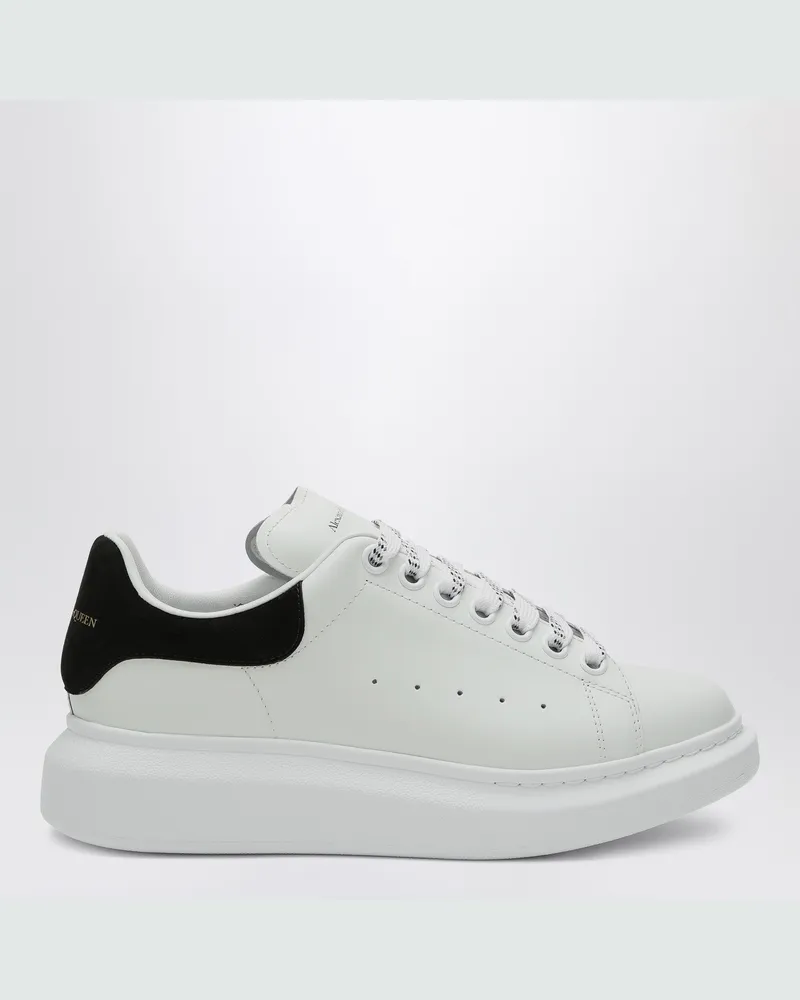 Alexander McQueen Schwarzer und weißer Oversize-Sneakers White