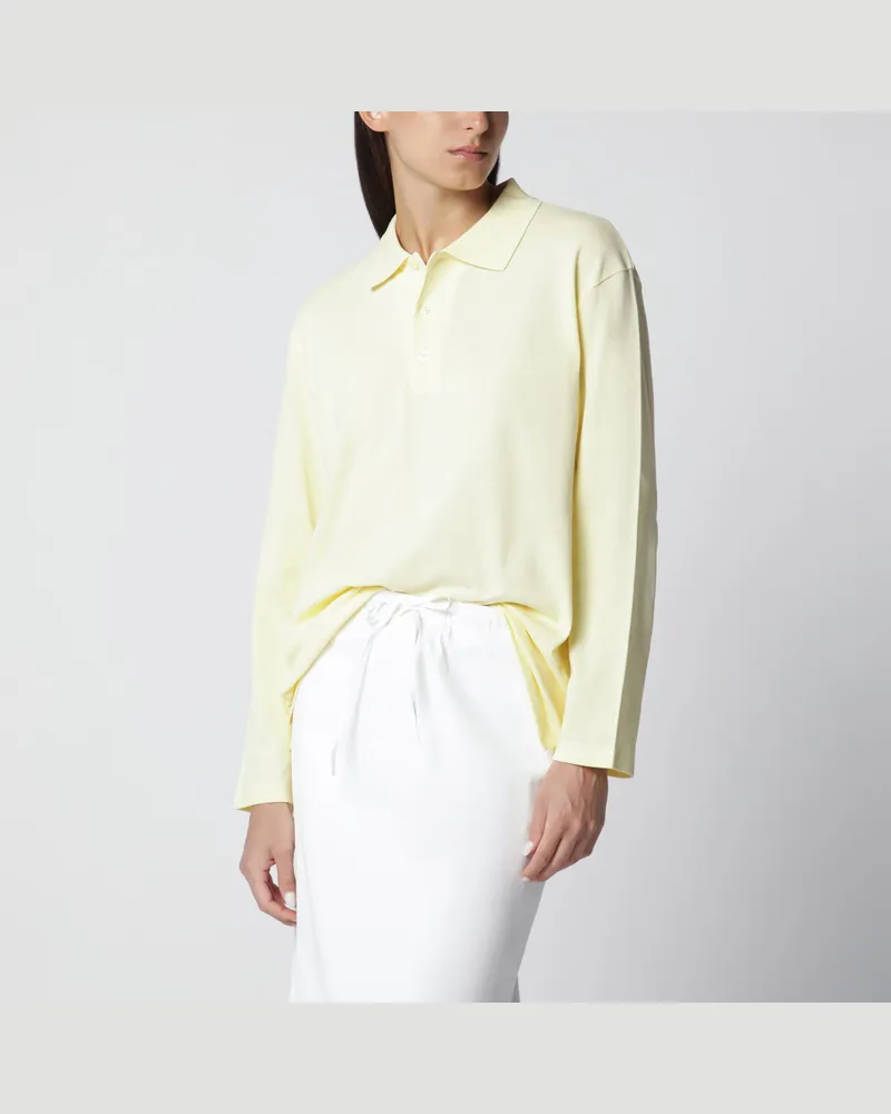 Flore Flore Hellgelbes Diana Poloshirt aus Bio-Baumwolle Yellow