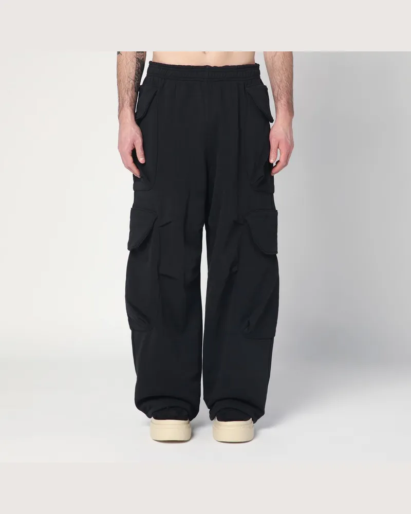 Entire Studios Schwarze Cargo-Hose aus Baumwolle Schwarz