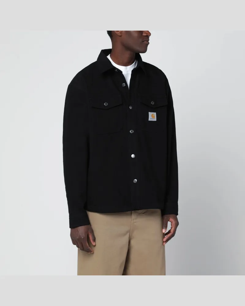 Carhartt WIP Selby schwarze Shirtjacke Schwarz