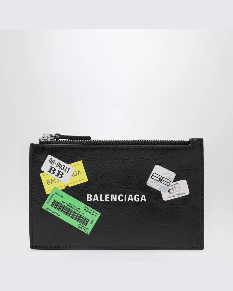 Balenciaga Schwarzer Geldkartenhalter 