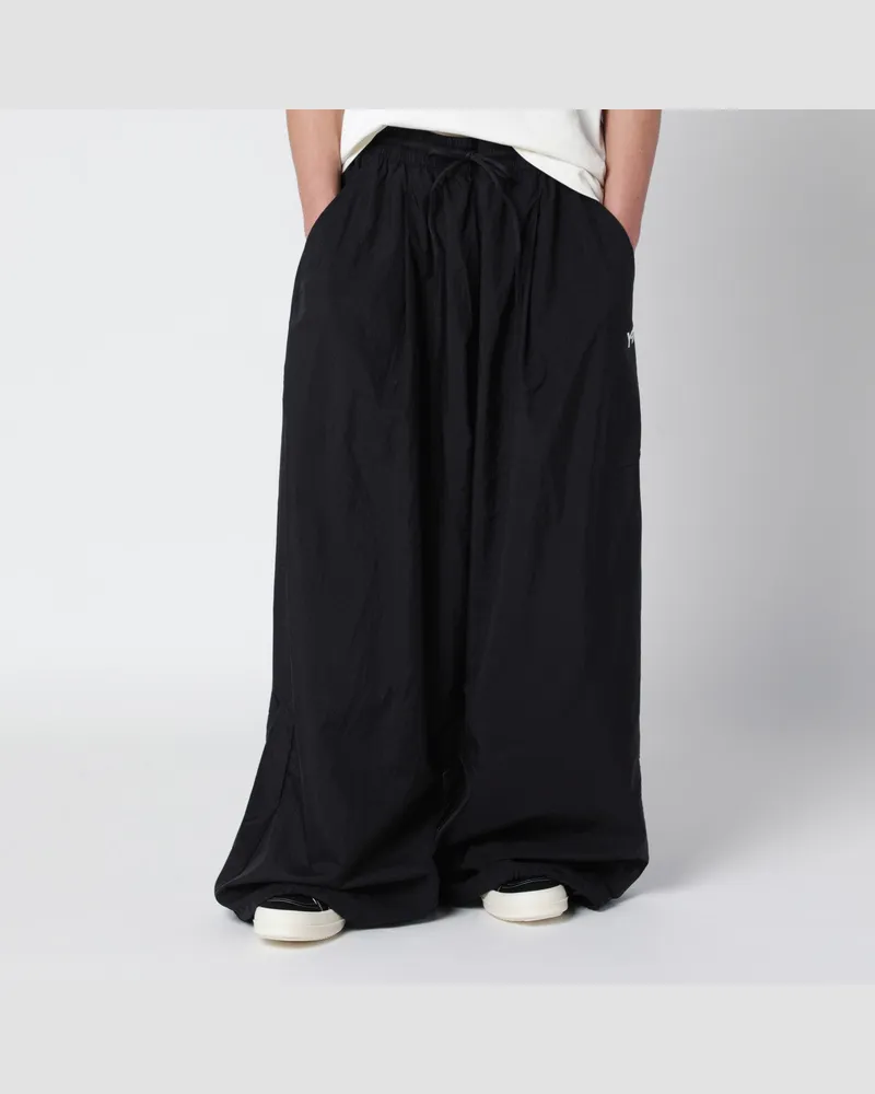 adidas Weite 3-Stripes Raw-Edge-Hose Black