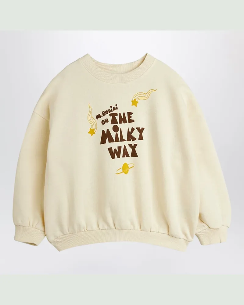 Mini Rodini Weißes Milky Way Sweatshirt White