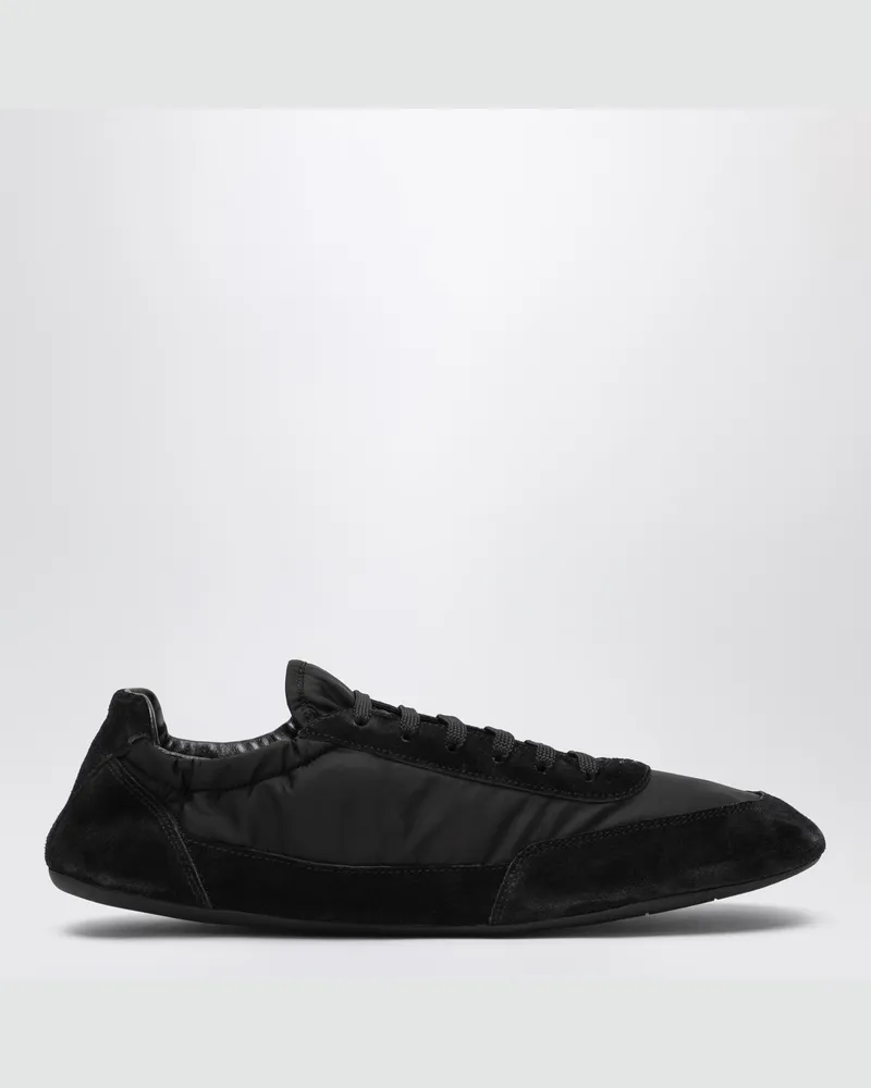 Prada Collapse Re-Nylon und Wildleder Sneaker Black