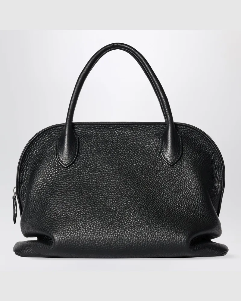 The Row Schwarze Agnes 12 Tasche aus Kalbsleder Black