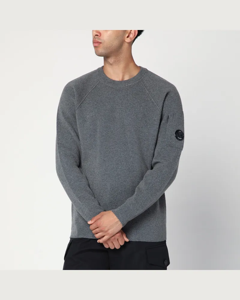 C.P. Company Grauer Pullover aus Wollmischung Grey