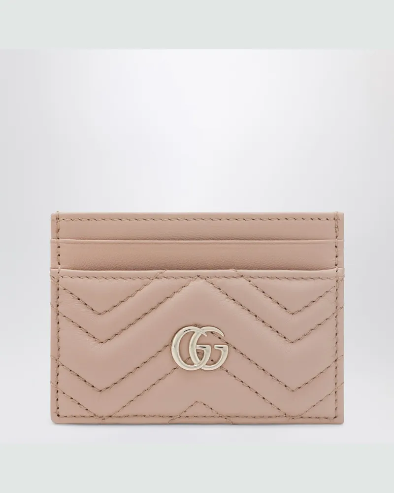 Gucci Hellrosa GG-Marmont-Kartenetui Pink