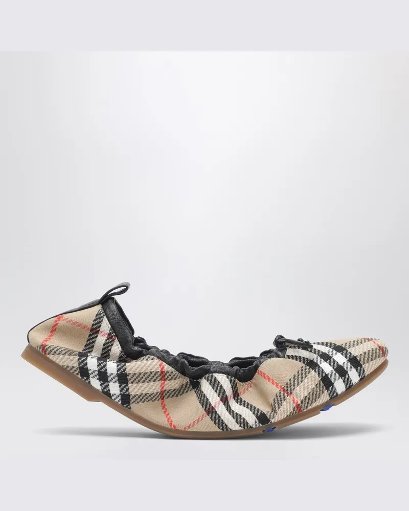 Burberry Fawn Check Ballerinas beige Beige