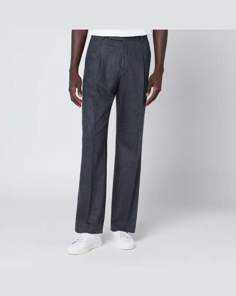 PT TORINO Graue Hose aus Wolle und Kaschmir Grey