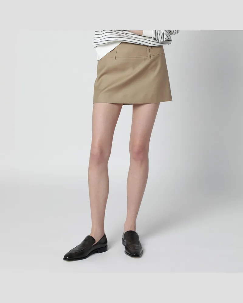 Dunst Beige mini skort Beige