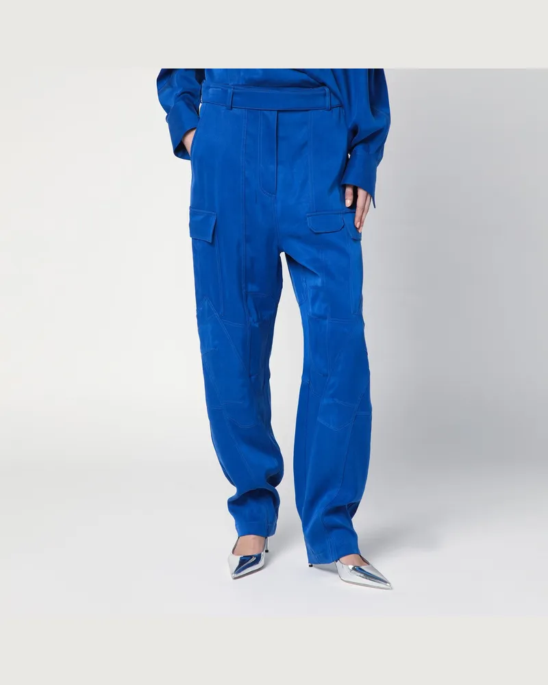 Ferragamo Elektrisch blaue Cargohose 