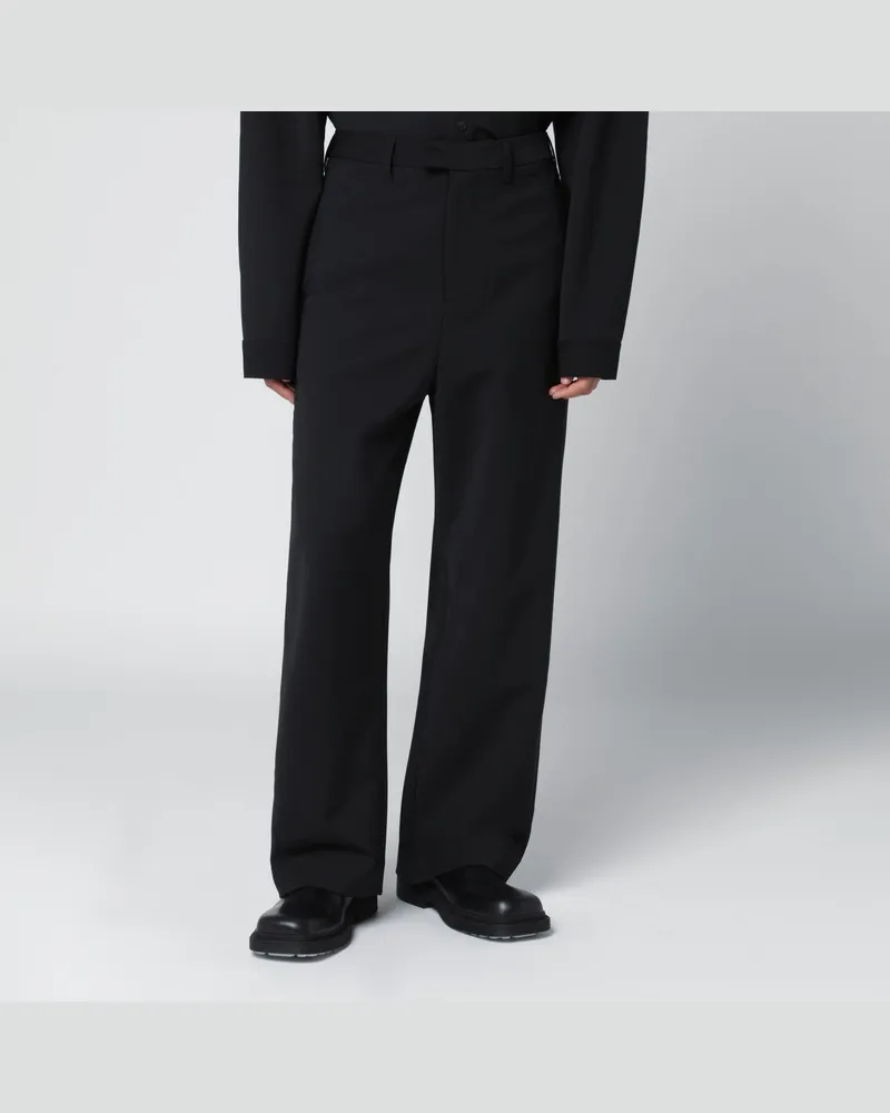 Entire Studios Schwarze Hose aus Wollmischung 