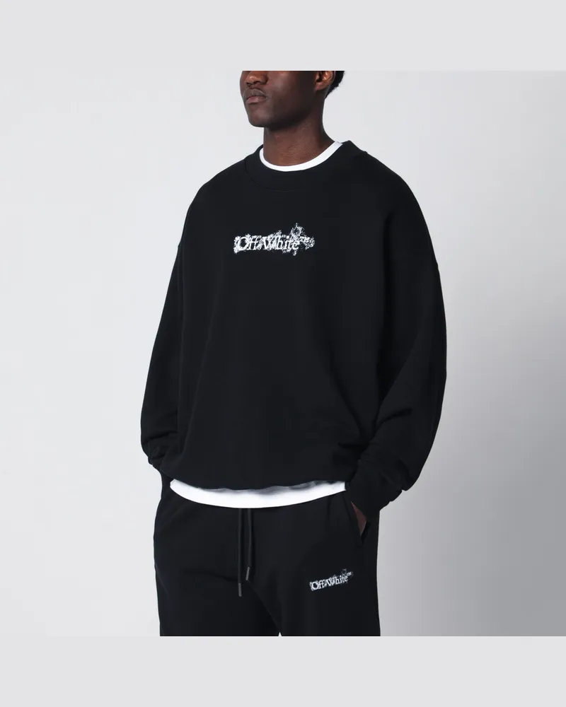 OFF-WHITE Heraldic Arrow Sweatshirt schwarz Black