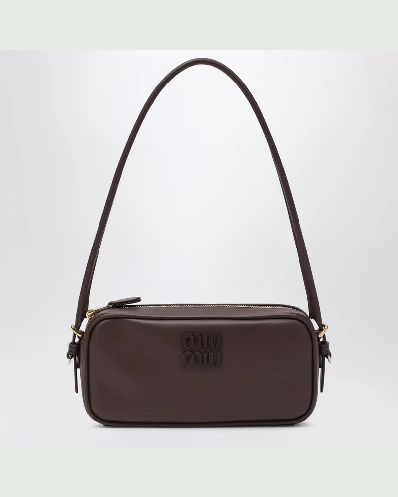 Miu Miu Braune Ledertasche Brown