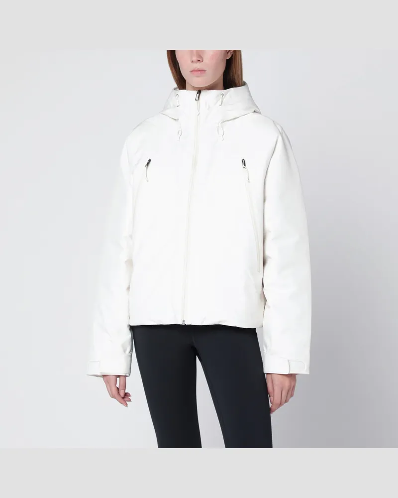 The North Face Weiße Mountain Range Daunenjacke mit Kapuze Light