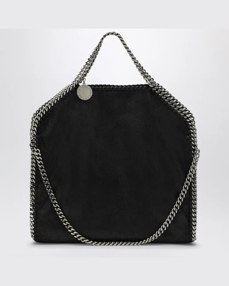 Stella McCartney Falabella Fold Over Tasche schwarz Schwarz